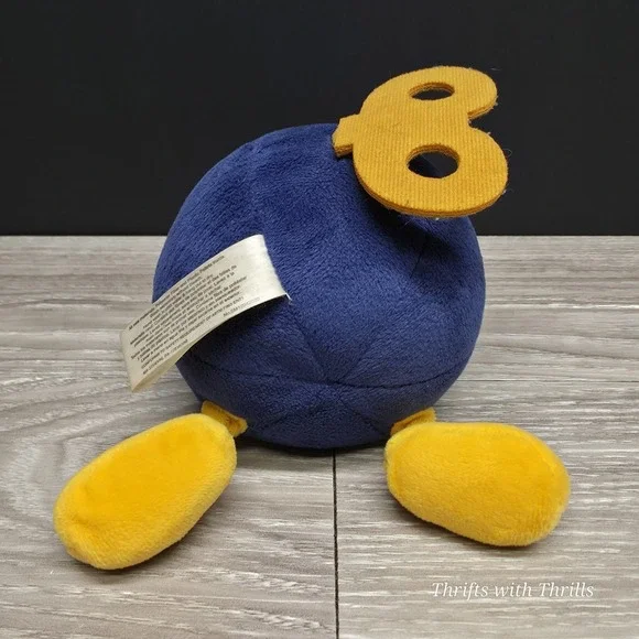 Super Mario Bros - Bomb Plush BOB-OMB Stuffed Toy - Nintendo 6" Plush - Picture 6 of 10